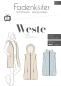 Preview: Papierschnittmuster Weste Damen - Fadenkaefer